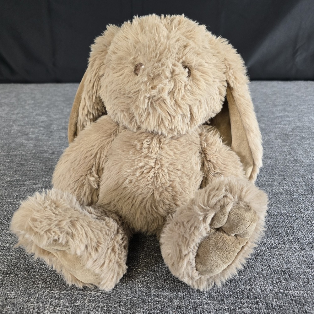 GiggleScape 14" Shaggy Classic Beige Plush Bunny Rabbit Stuffed Animal Target
